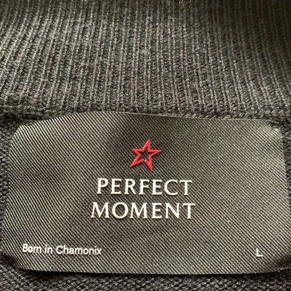 NWT perfect moment Mania black crop sweater - Picture 6 of 10
